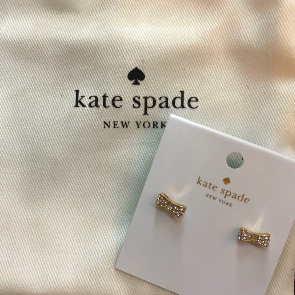 Kate spade bow earrings